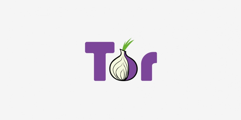 The Tor Project logo in purple on a light grey background.